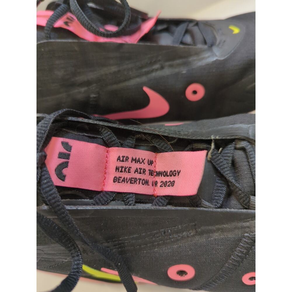 NIKE Air Max Up Women Size 8.5 Black Cyber Sunset Pulse - Picture 3 of 8